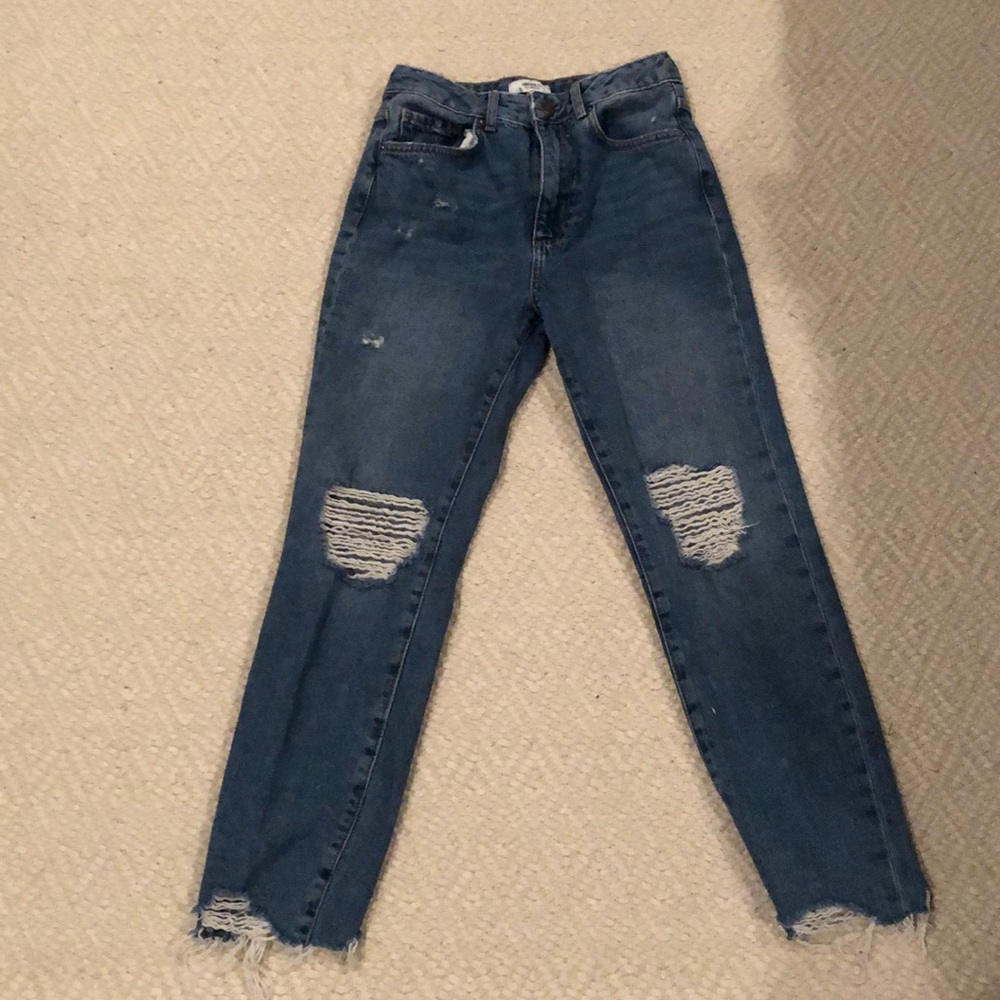 High Waisted Mom Jeans